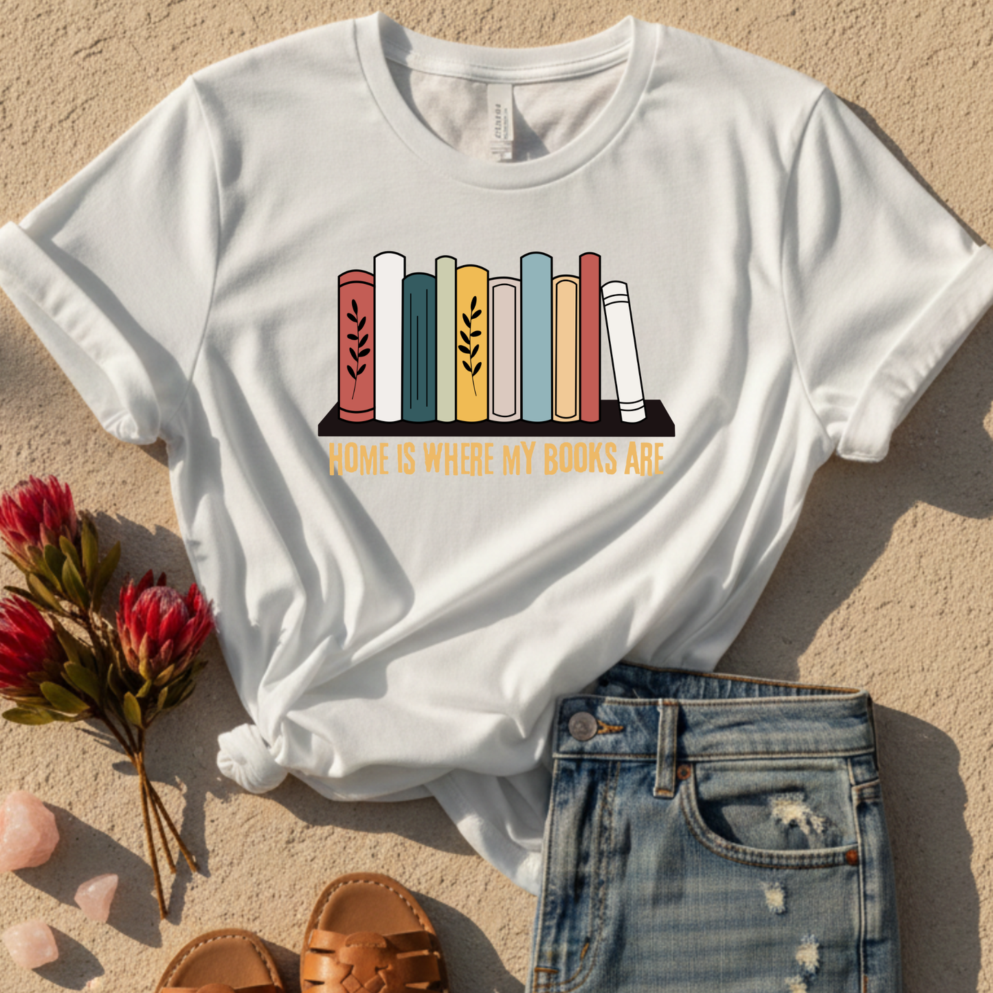 Home Is Where My Books Are T-Shirt