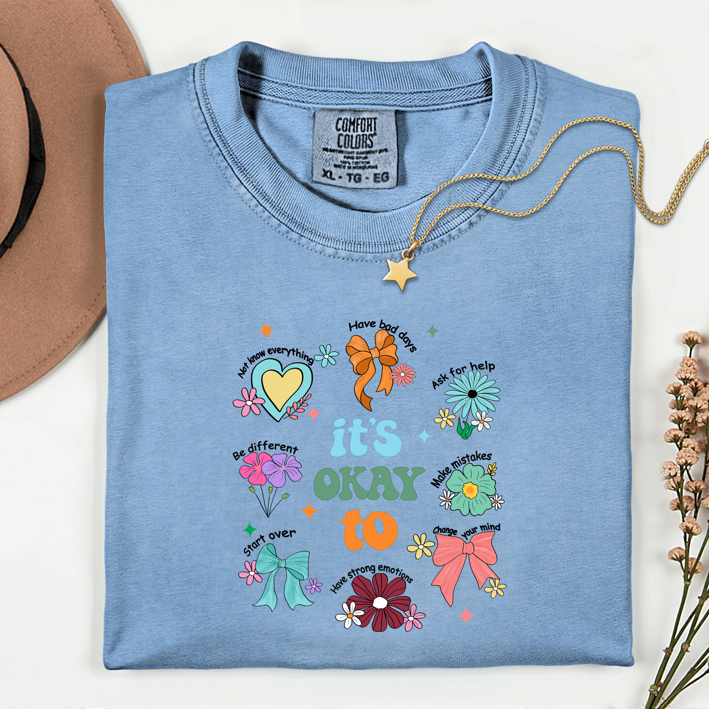 It’s Okay To Premium Graphic T Shirt