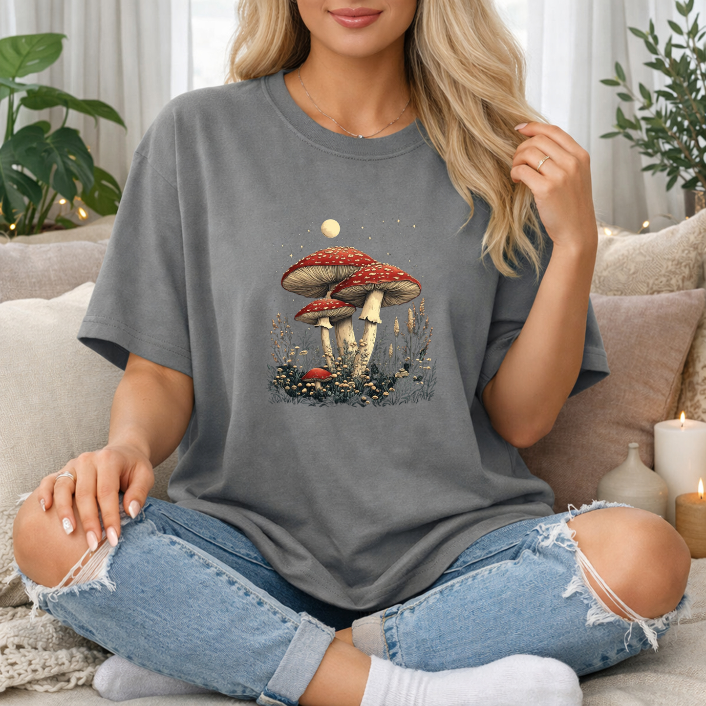 Woodland Mushroom Premium T Shirt