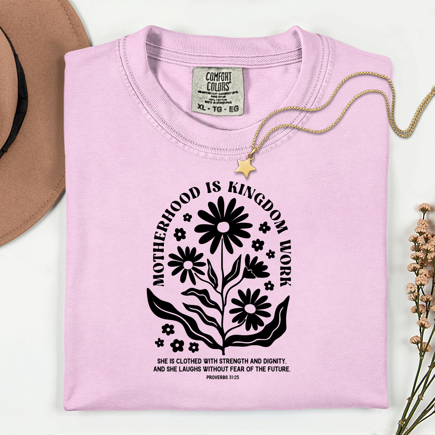 Motherhood Is Kingdom Work Premium T-shirt