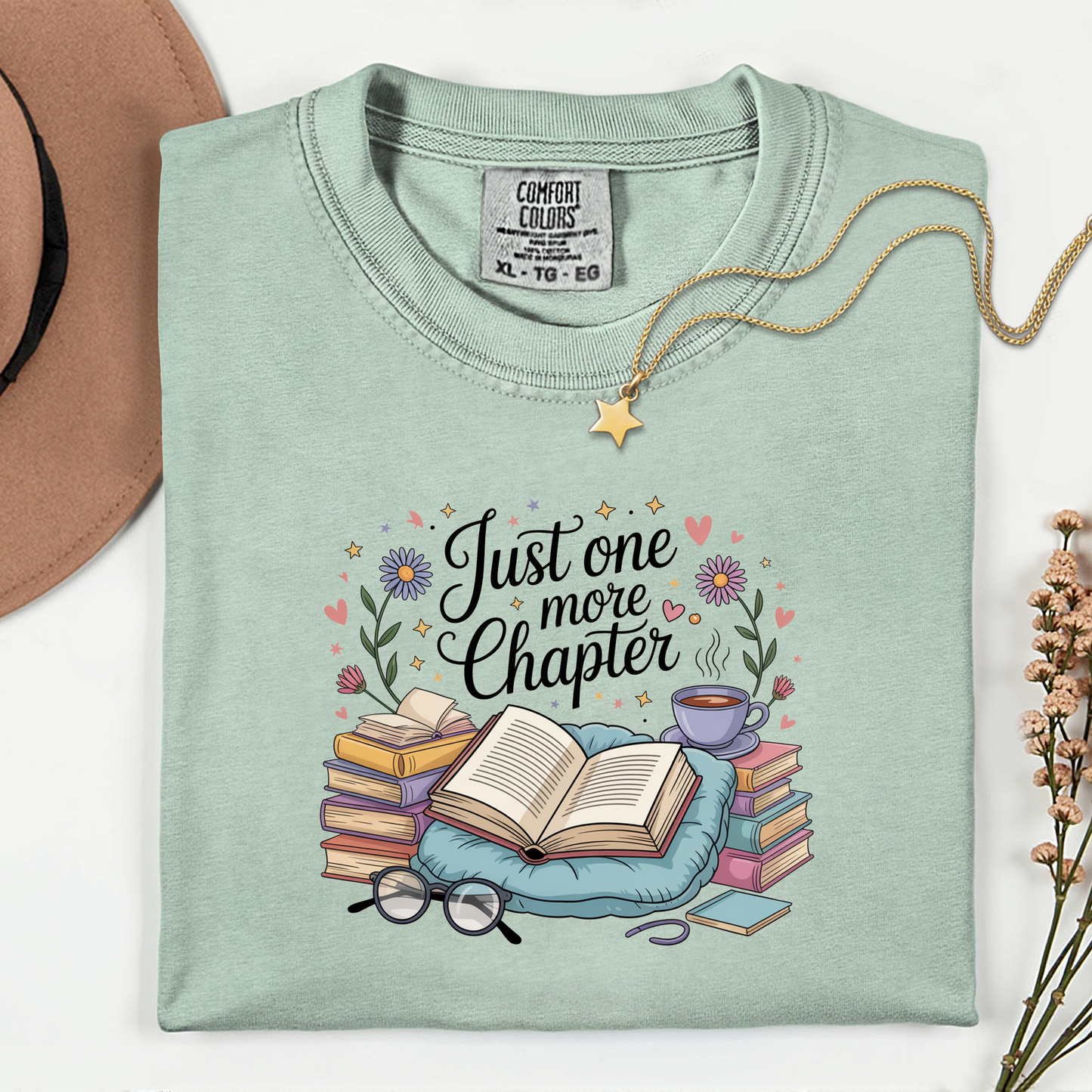 Just One More Chapter Premium T Shirt