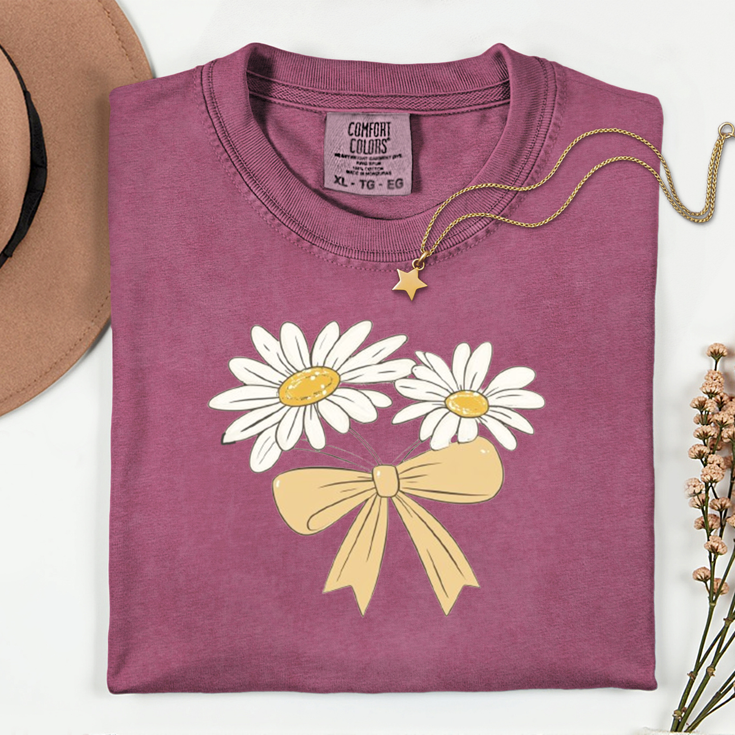 Daisy Bow Premium T Shirt