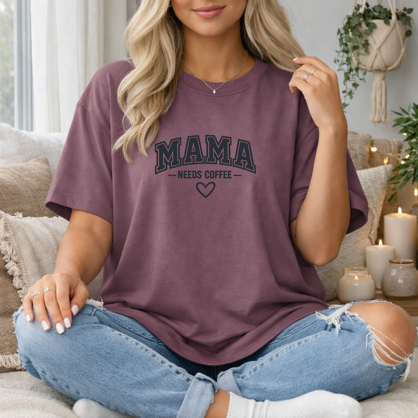 Mama Needs Coffee Premium T Shirt