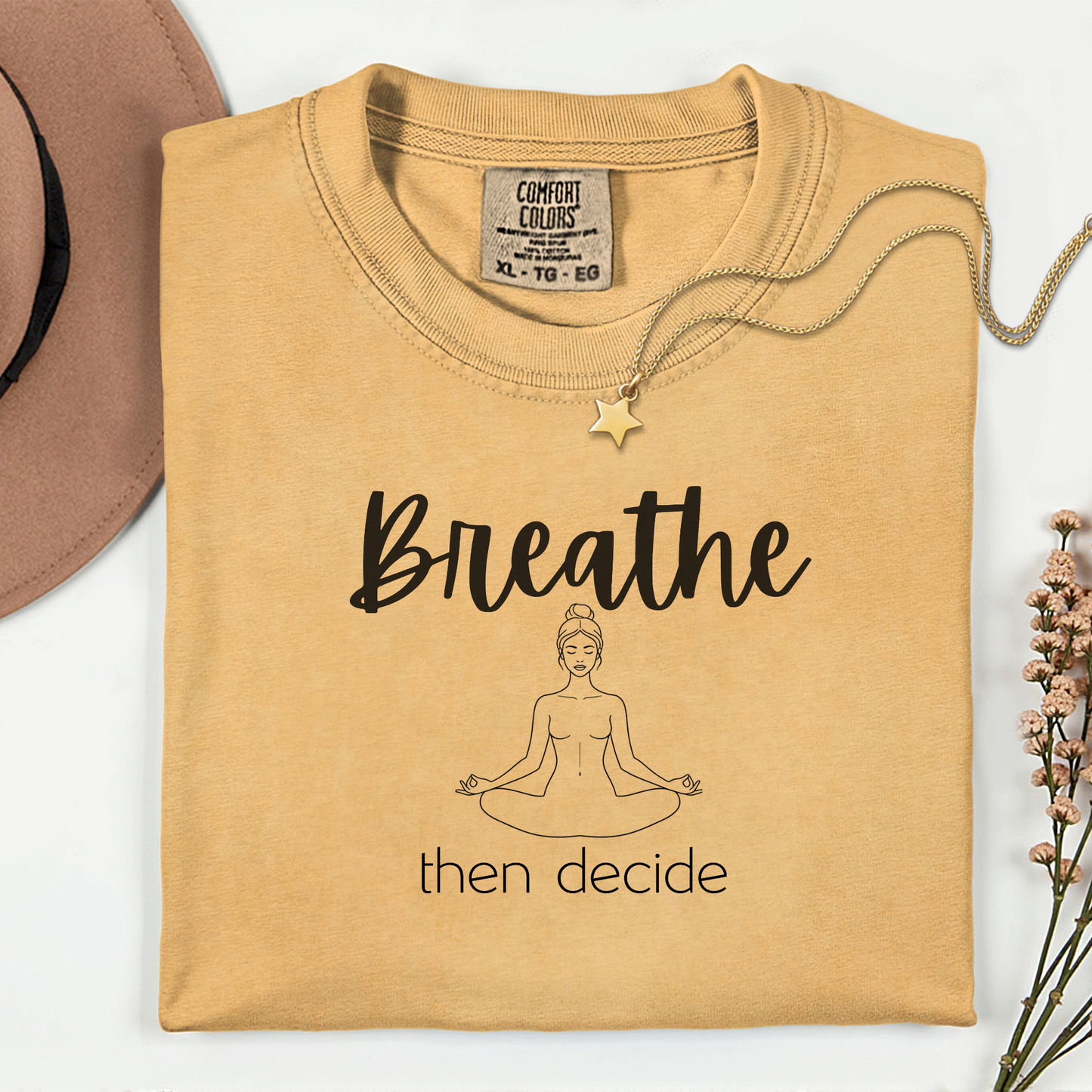 Breathe Then Decide Premium T-shirt