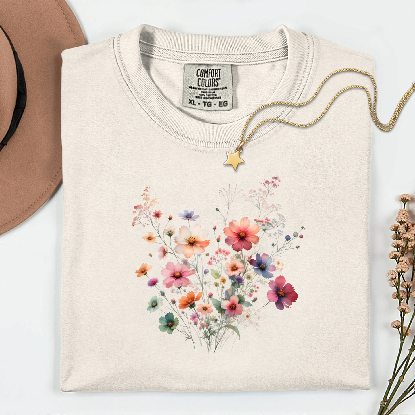 Wildflower Bouquet Premium T Shirt