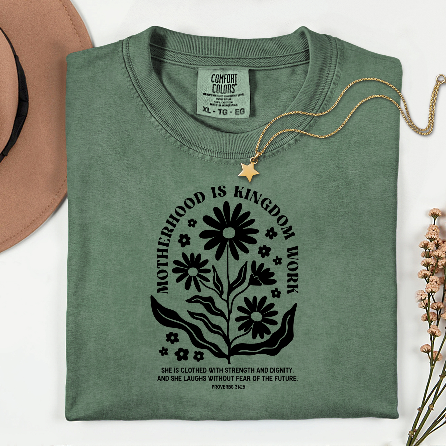 Motherhood Is Kingdom Work Premium T-shirt