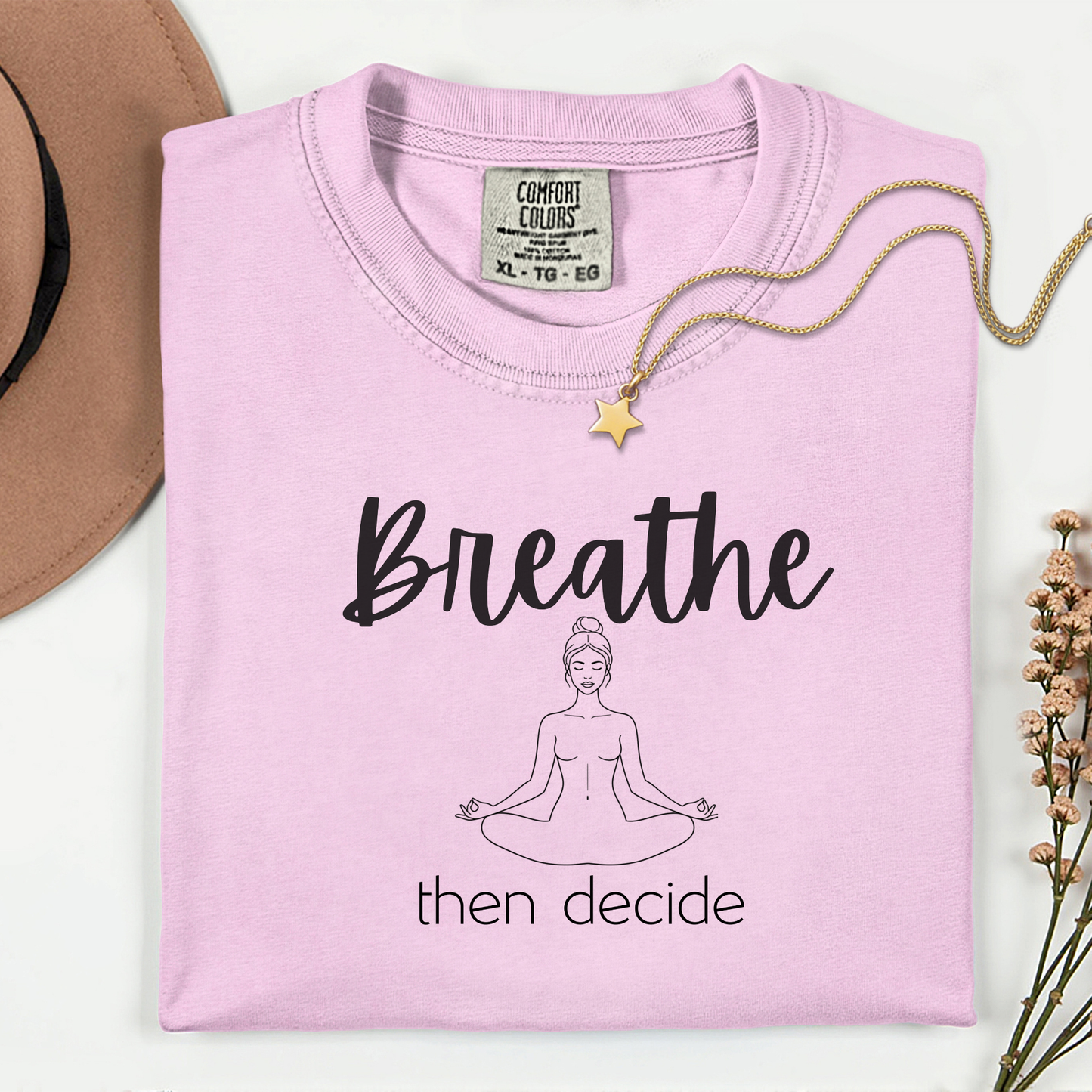 Breathe Then Decide Premium T-shirt