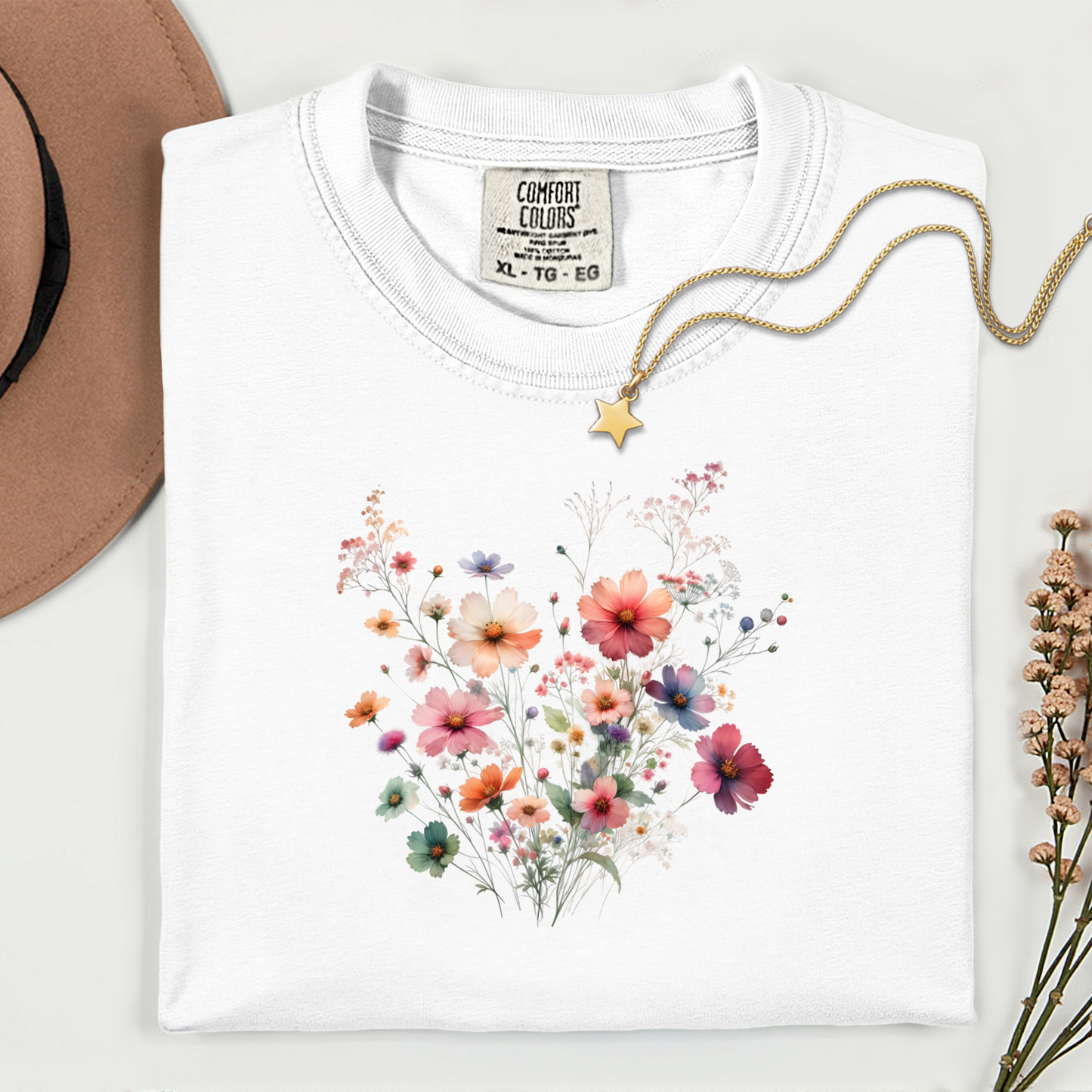 Wildflower Bouquet Premium T Shirt