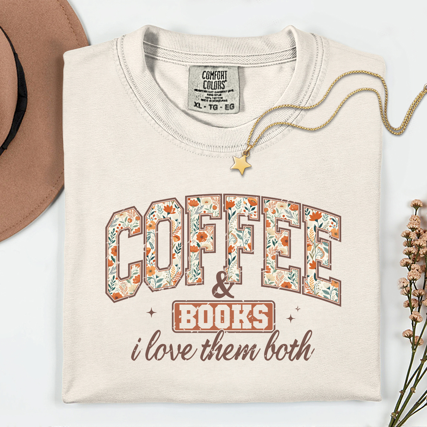 Coffee and Books Premium T Shirt