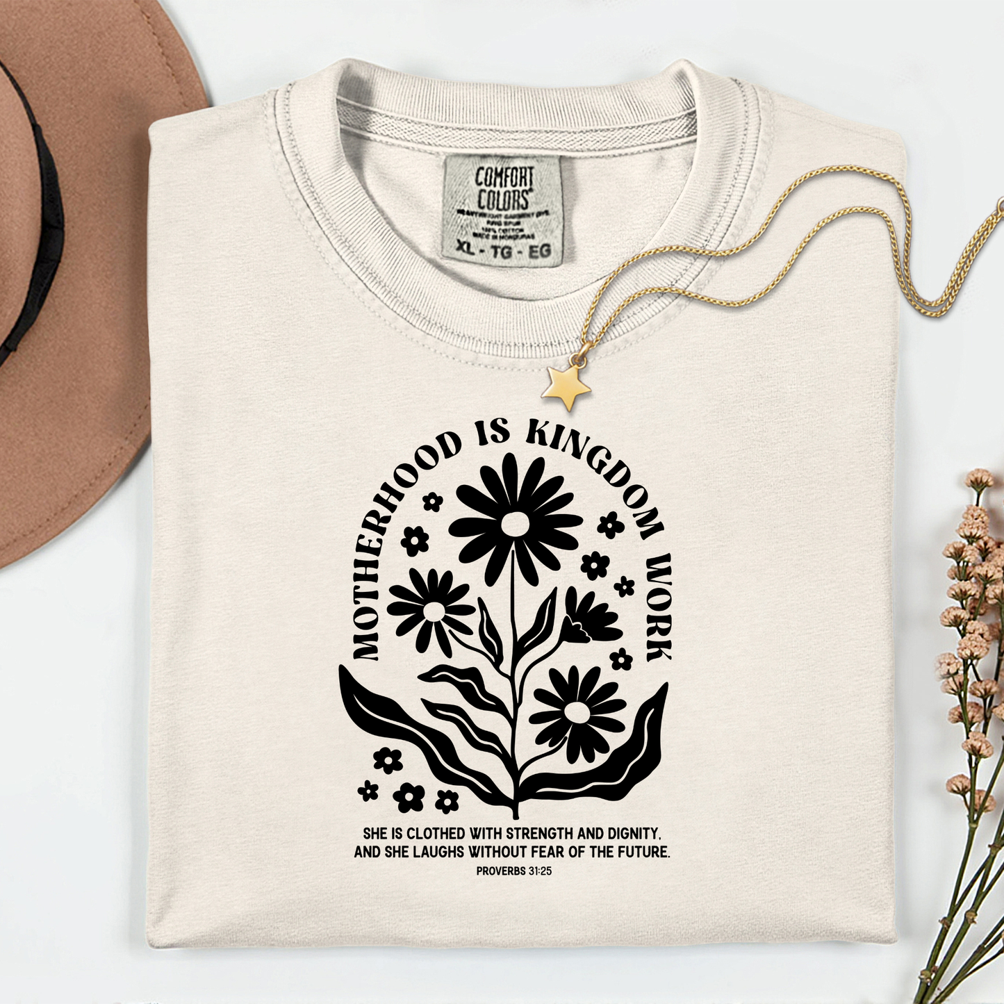 Motherhood Is Kingdom Work Premium T-shirt