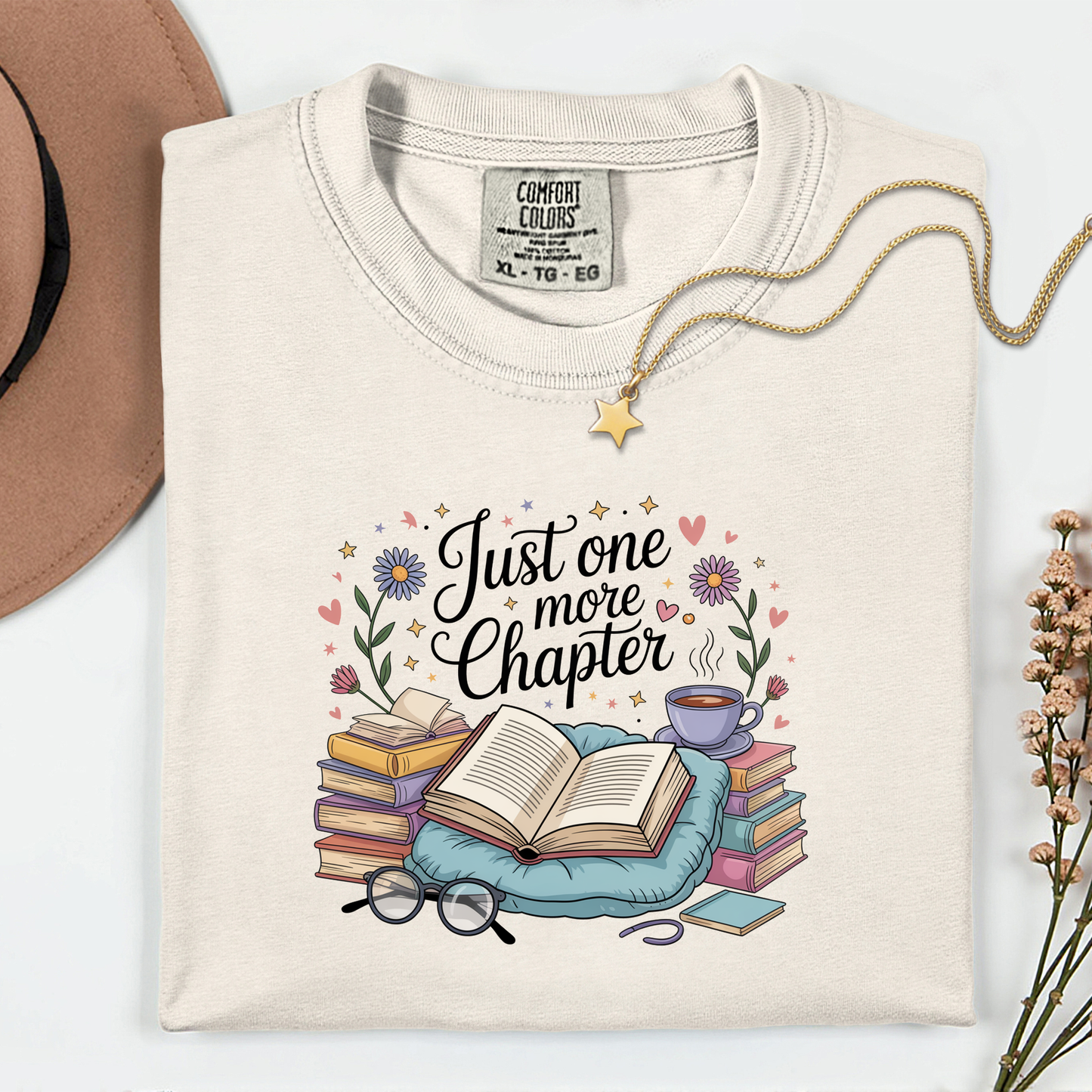 Just One More Chapter Premium T Shirt
