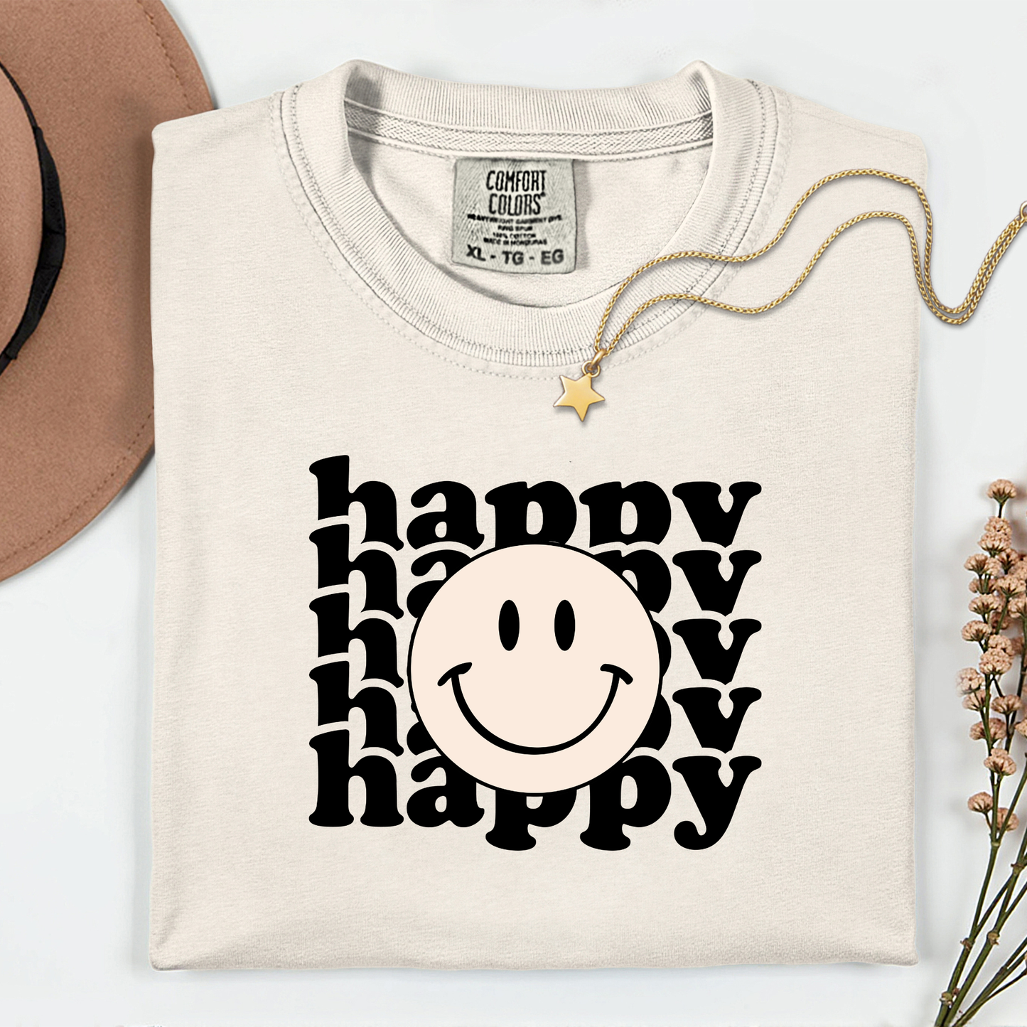 Happy Smiley Premium T Shirt