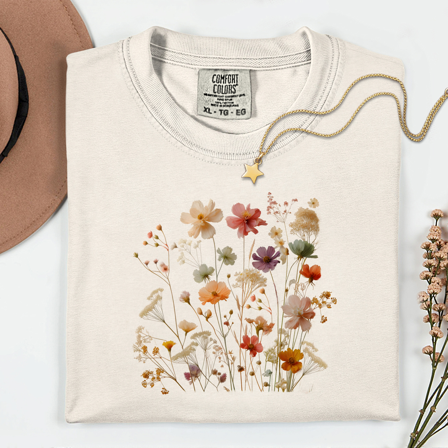 Pastel Wildflower Premium T Shirt
