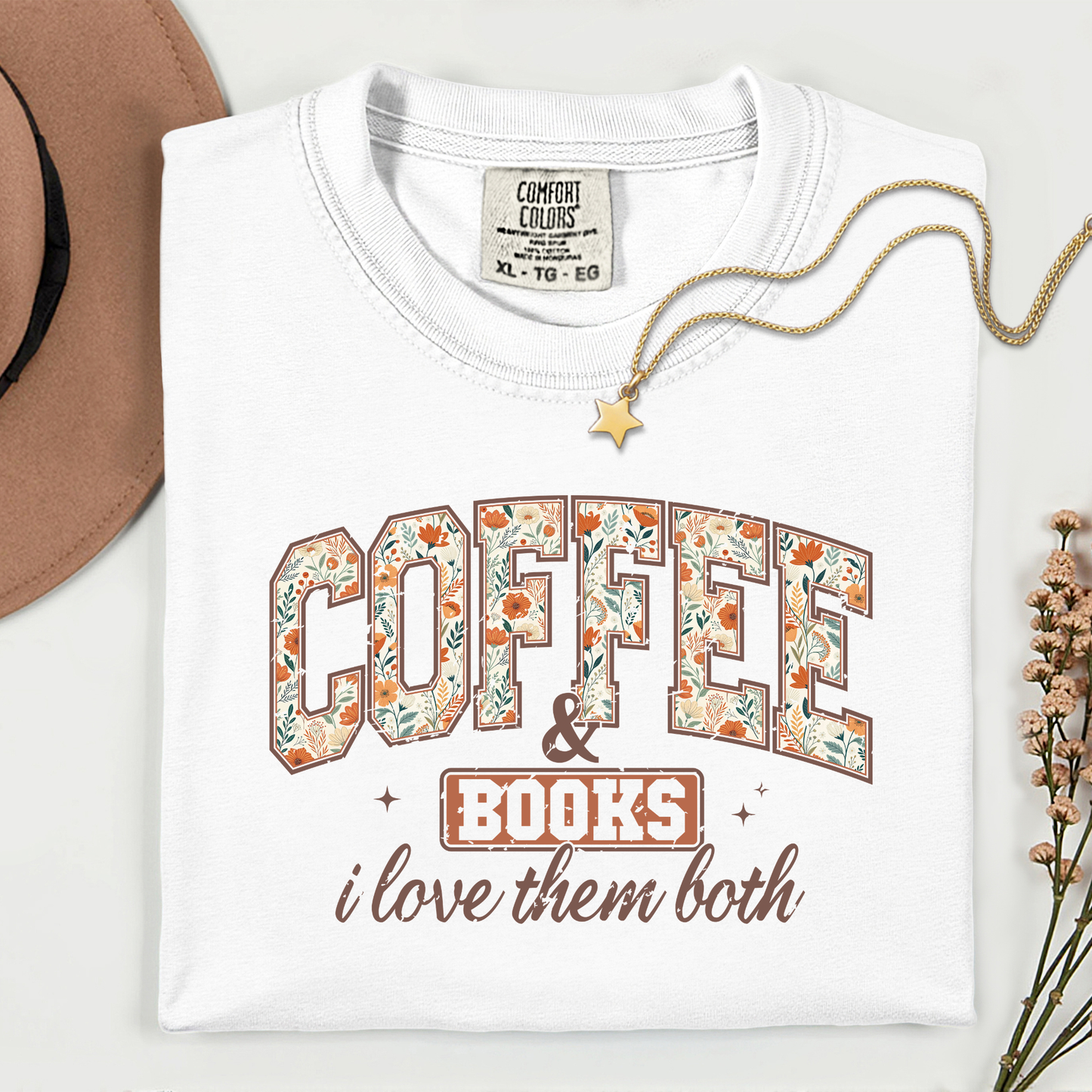 Coffee and Books Premium T Shirt