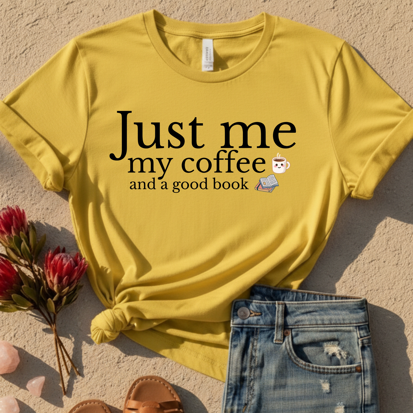 Just Me My Coffee And a Good Book T-Shirt