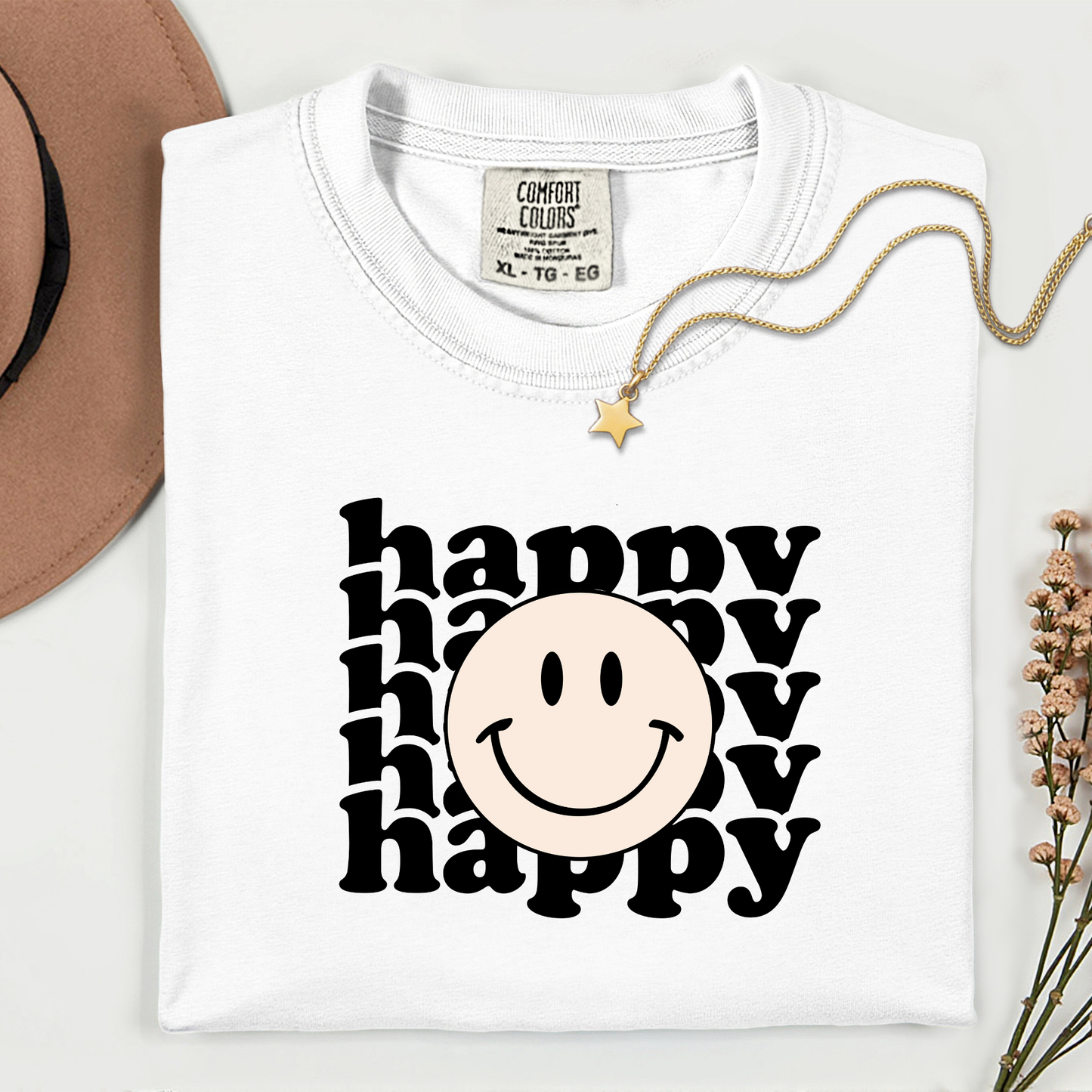 Happy Smiley Premium T Shirt