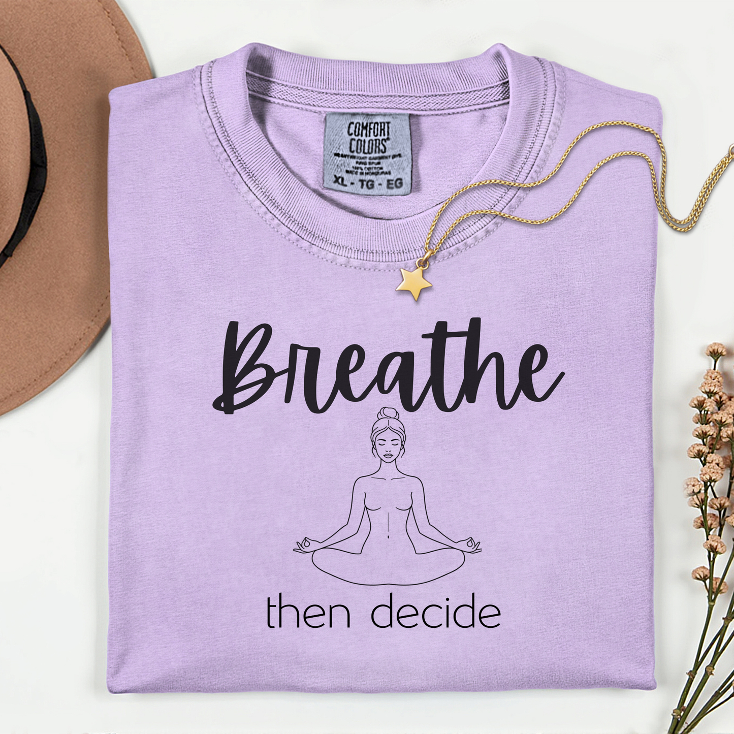 Breathe Then Decide Premium T-shirt
