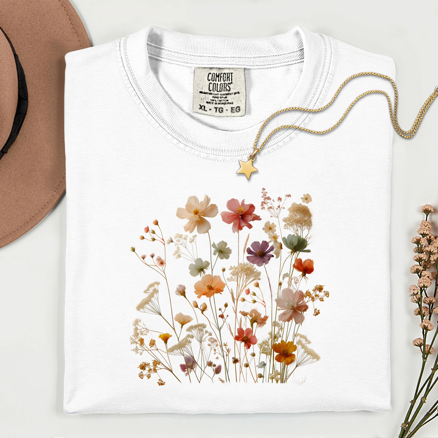 Pastel Wildflower Premium T Shirt