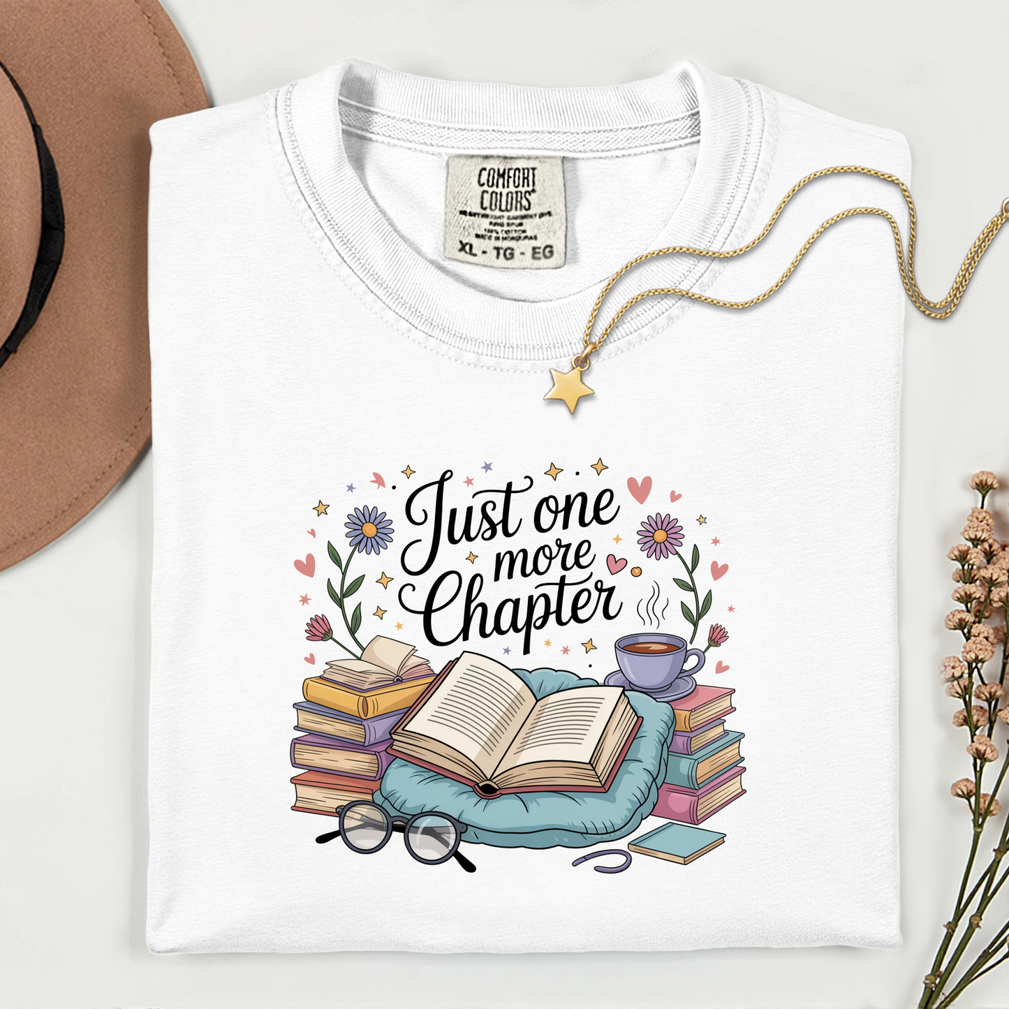Just One More Chapter Premium T Shirt