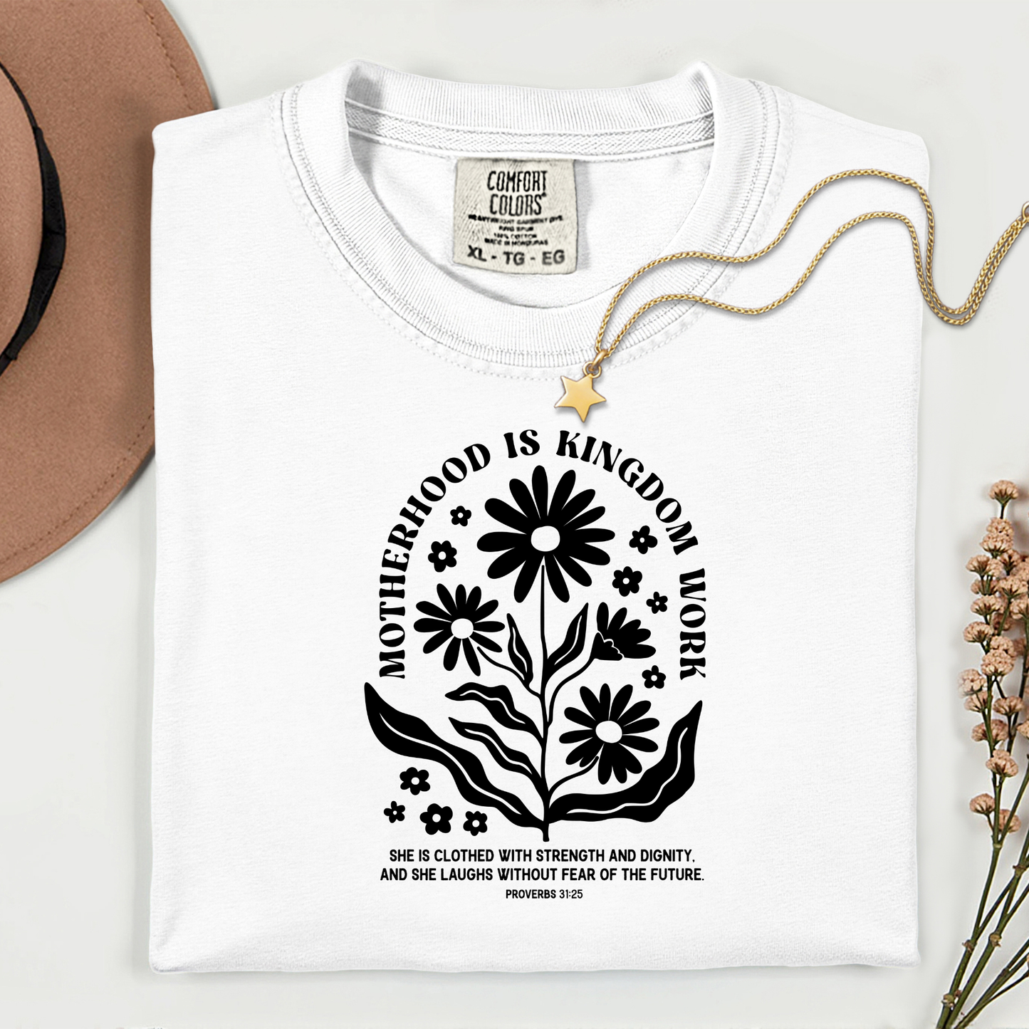 Motherhood Is Kingdom Work Premium T-shirt