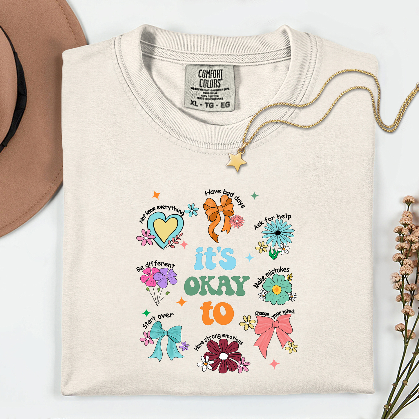 It’s Okay To Premium Graphic T Shirt