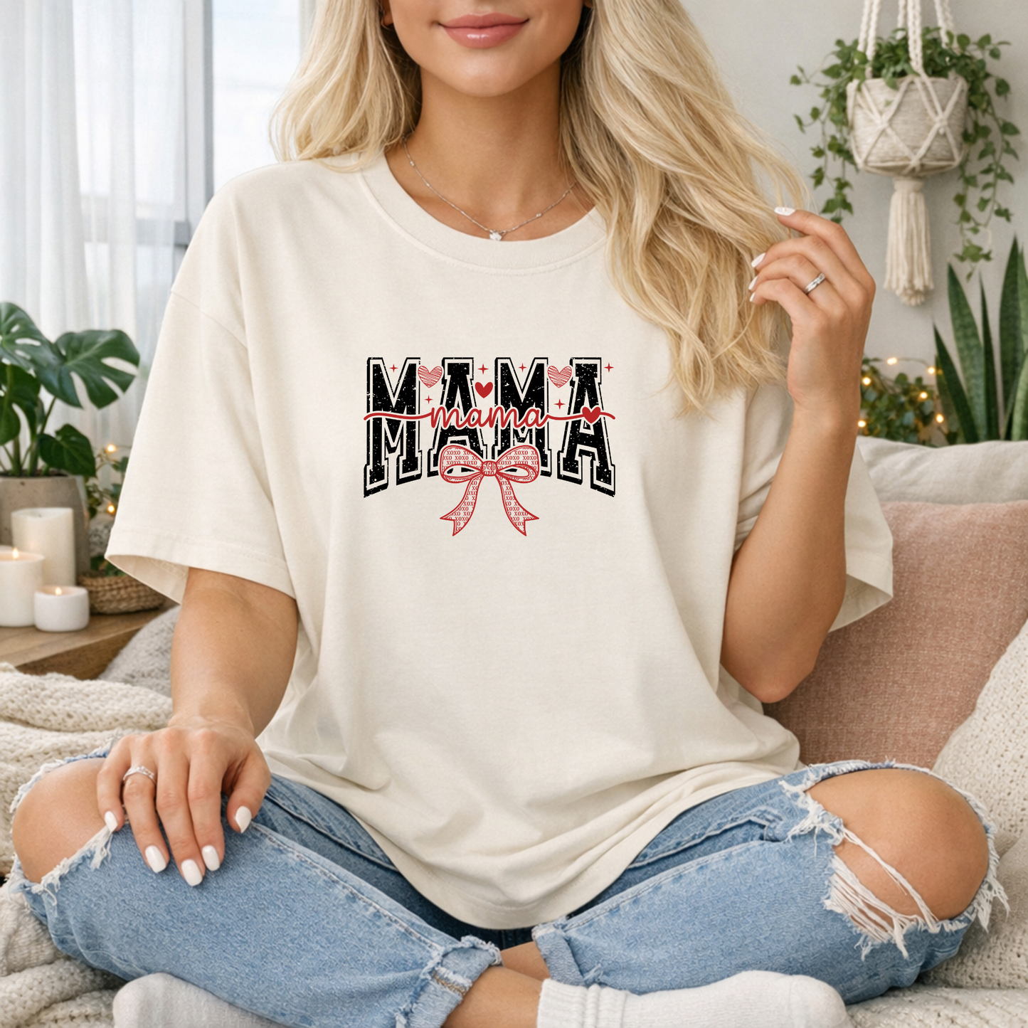 Mama Bow Premium T Shirt