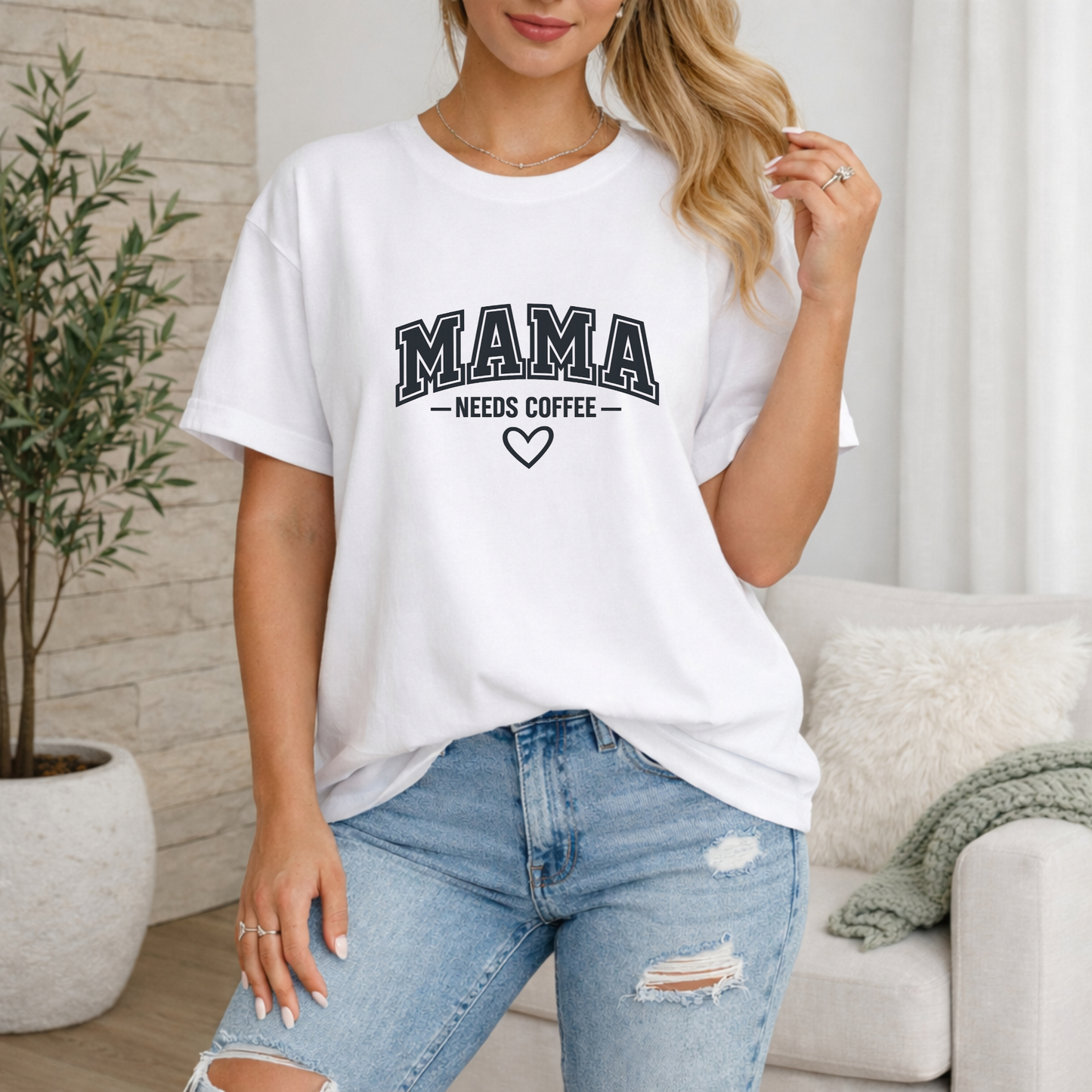 Mama Needs Coffee Premium T Shirt