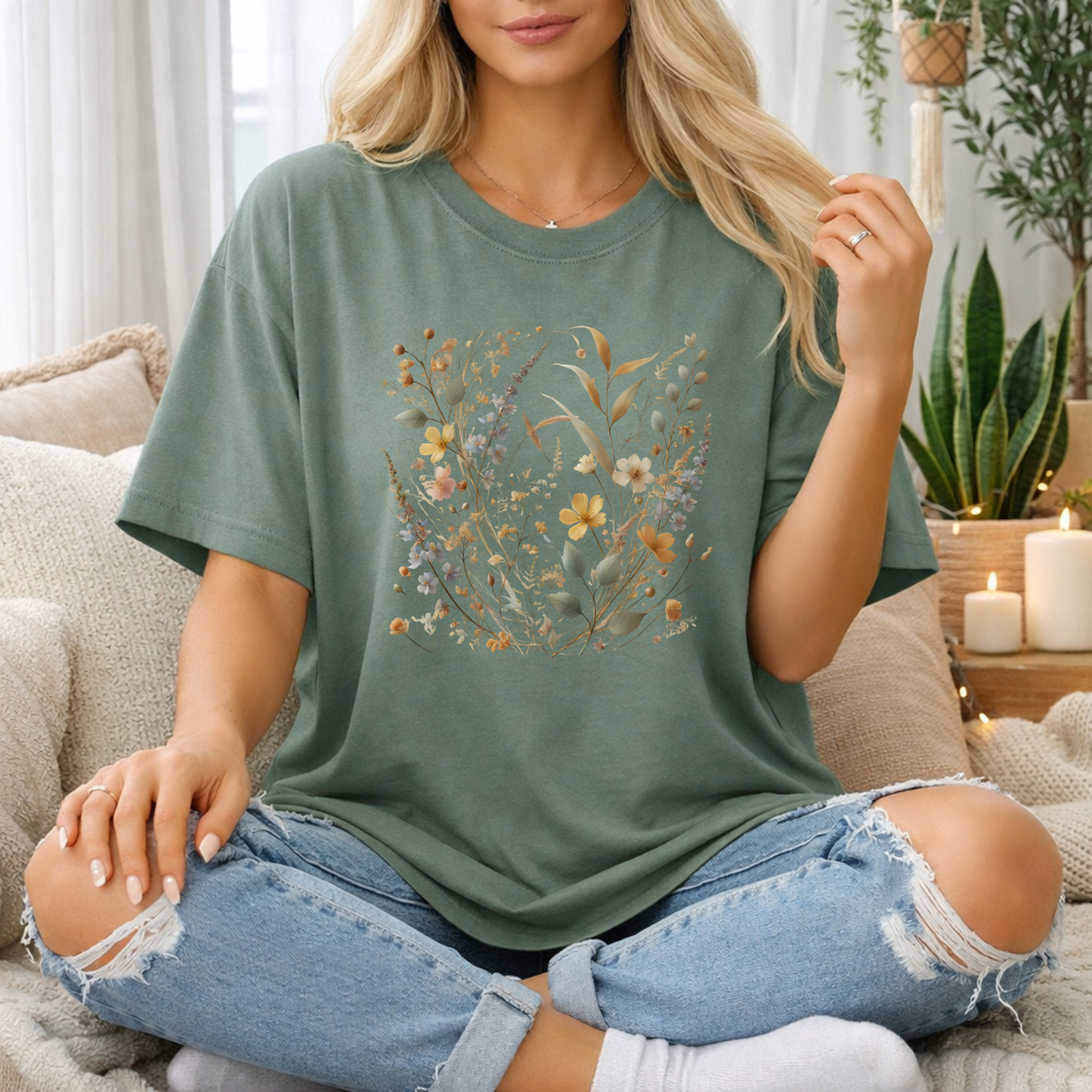 Soft Wildflower Premium T Shirt