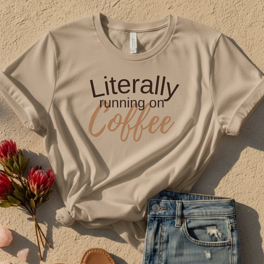 Literally Running On Coffee T-Shirt