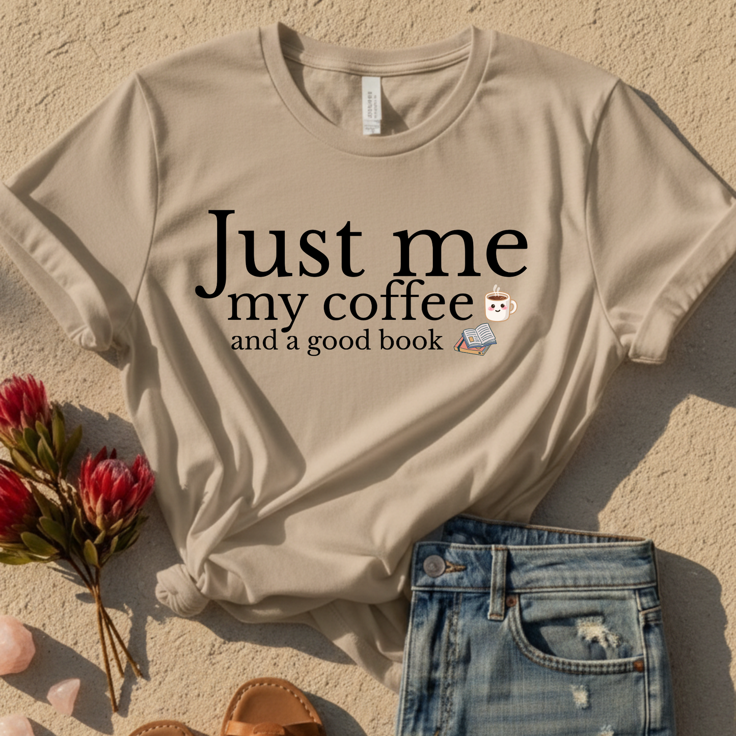 Just Me My Coffee And a Good Book T-Shirt