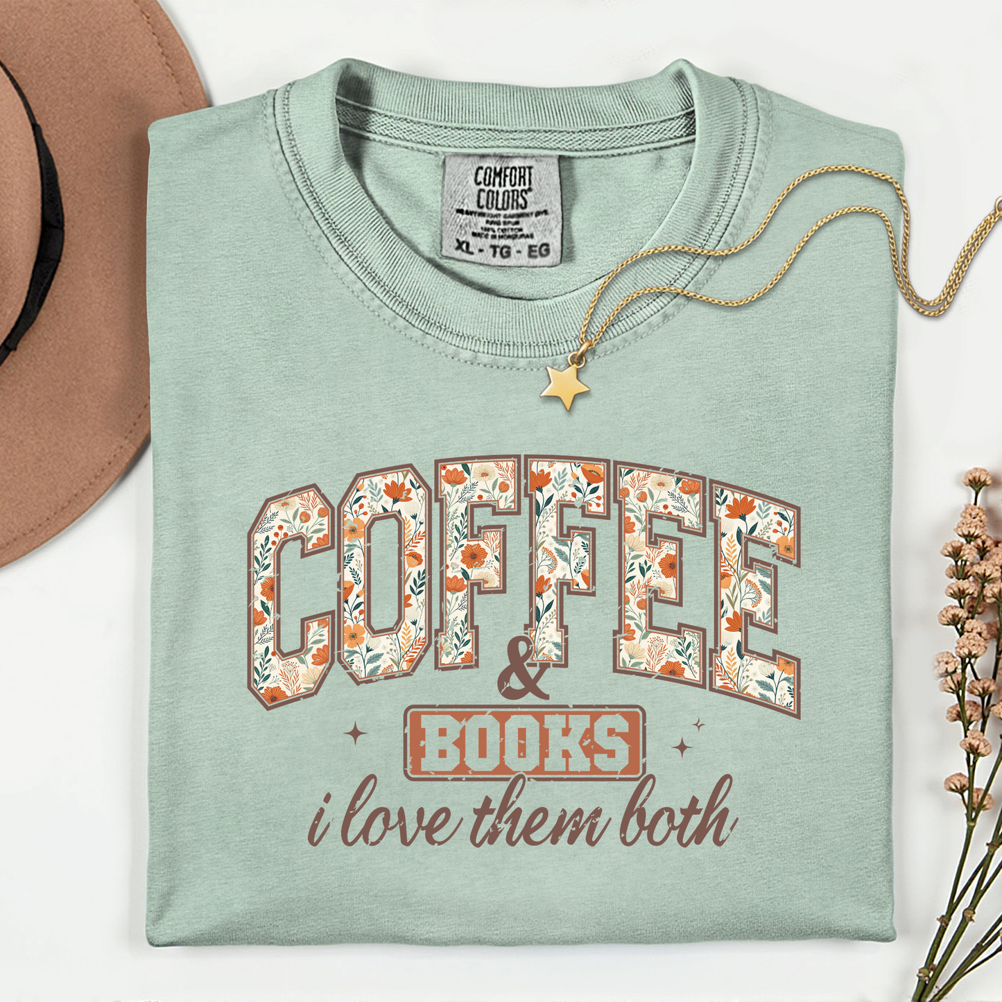 Coffee and Books Premium T Shirt
