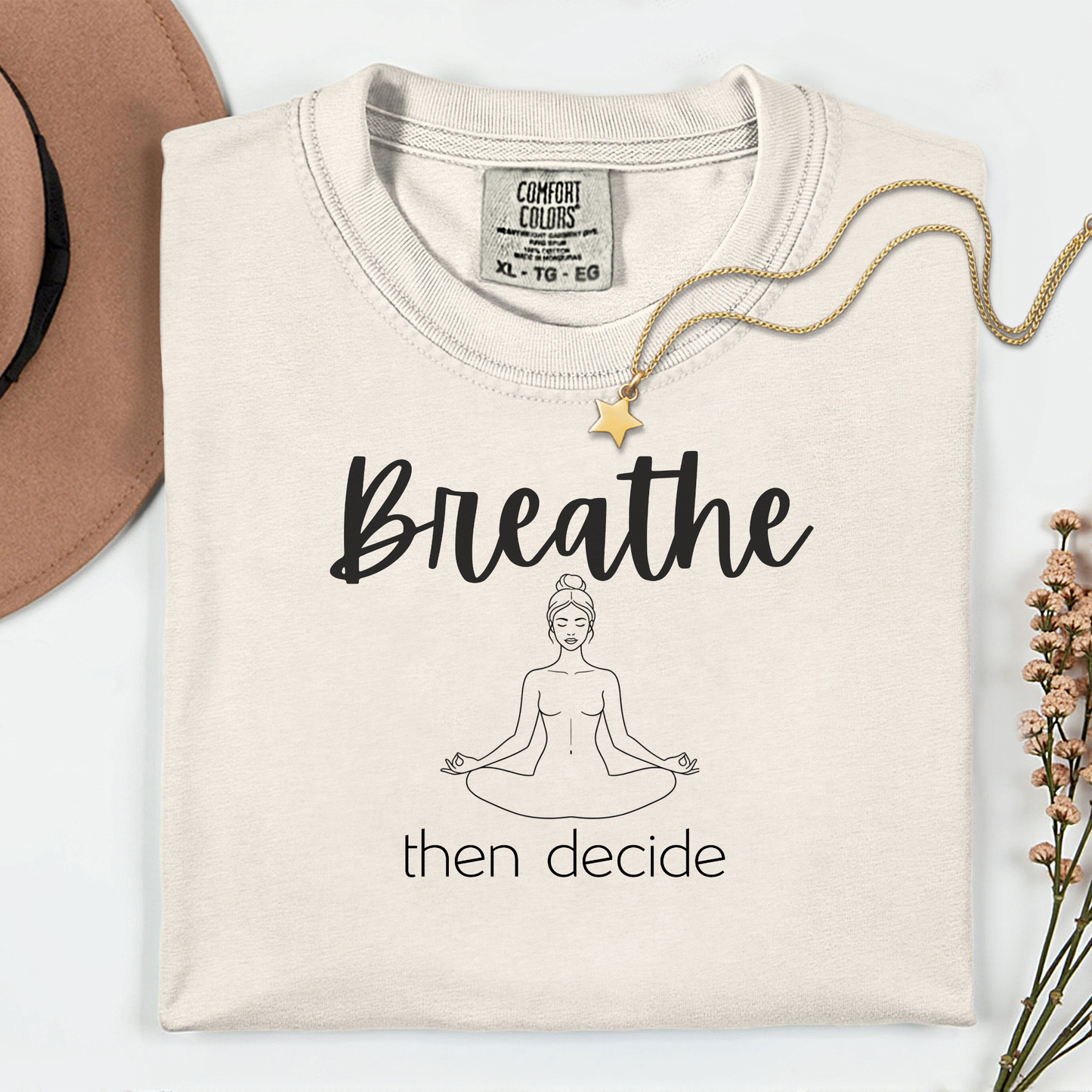 Breathe Then Decide Premium T-shirt
