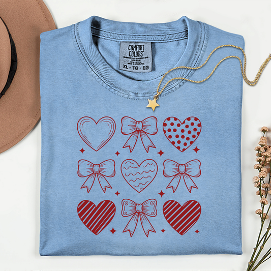 Heart and Bow Premium T Shirt