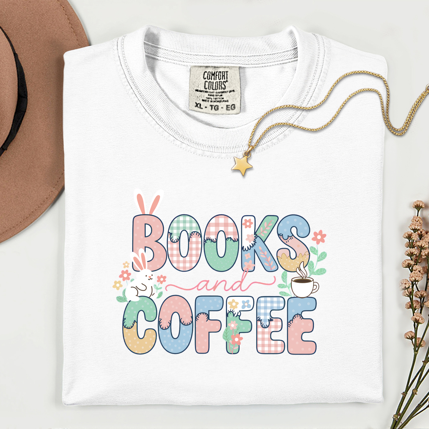 Books and Coffee Premium T Shirt