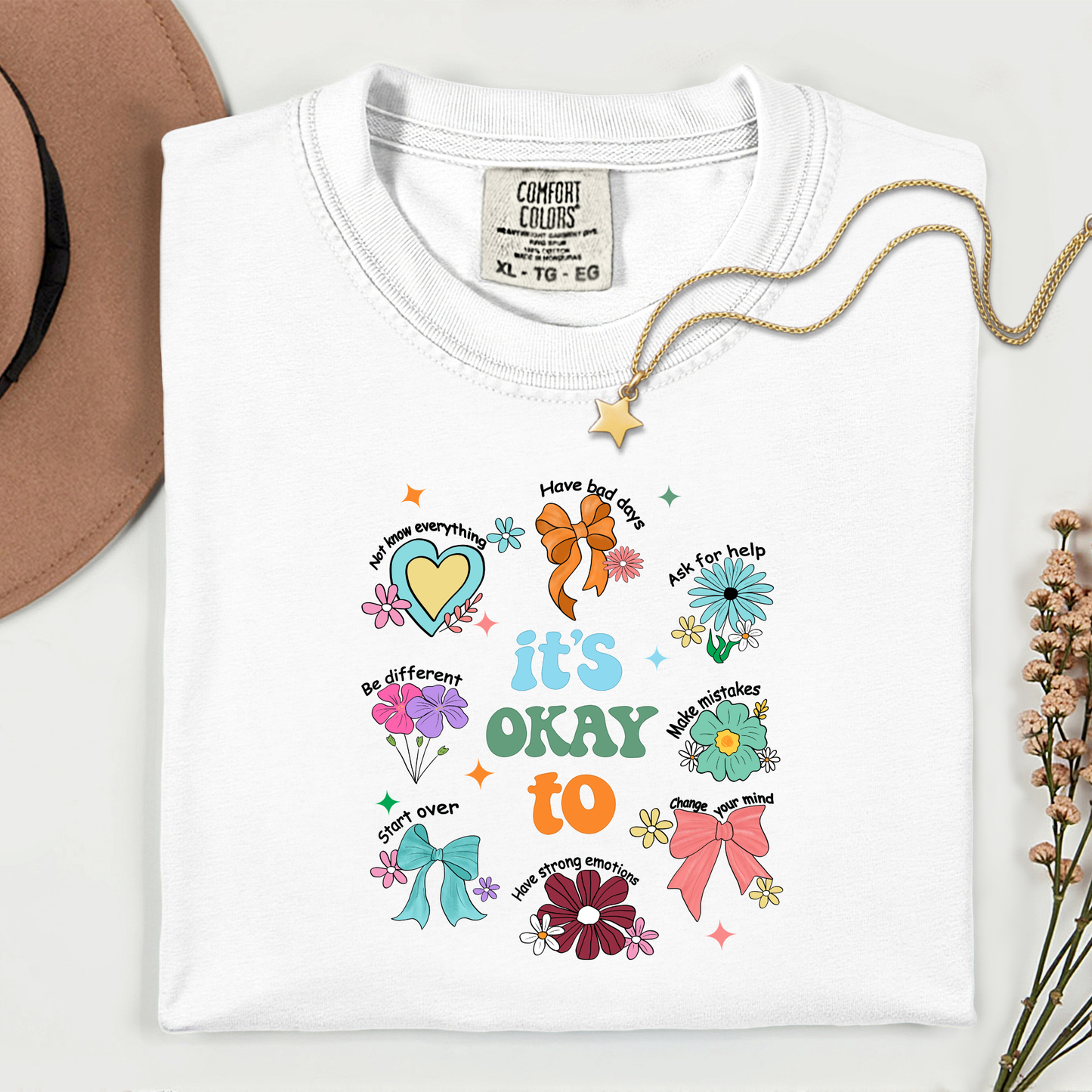 It’s Okay To Premium Graphic T Shirt