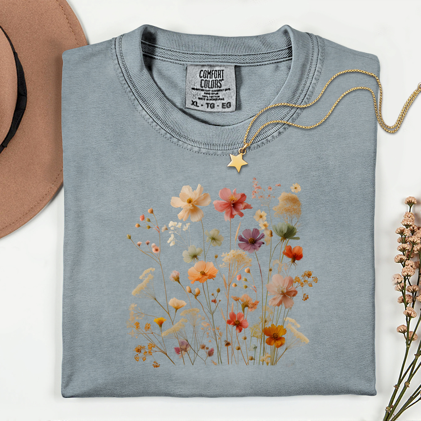 Pastel Wildflower Premium T Shirt