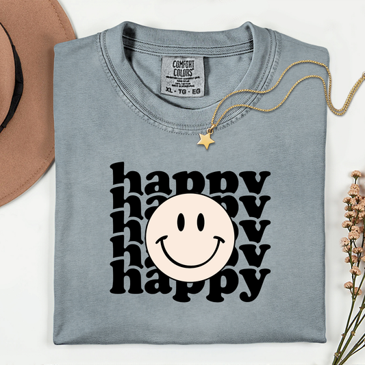Happy Smiley Premium T Shirt