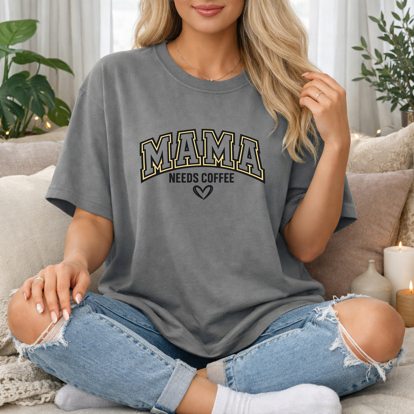 Mama Needs Coffee Premium T Shirt