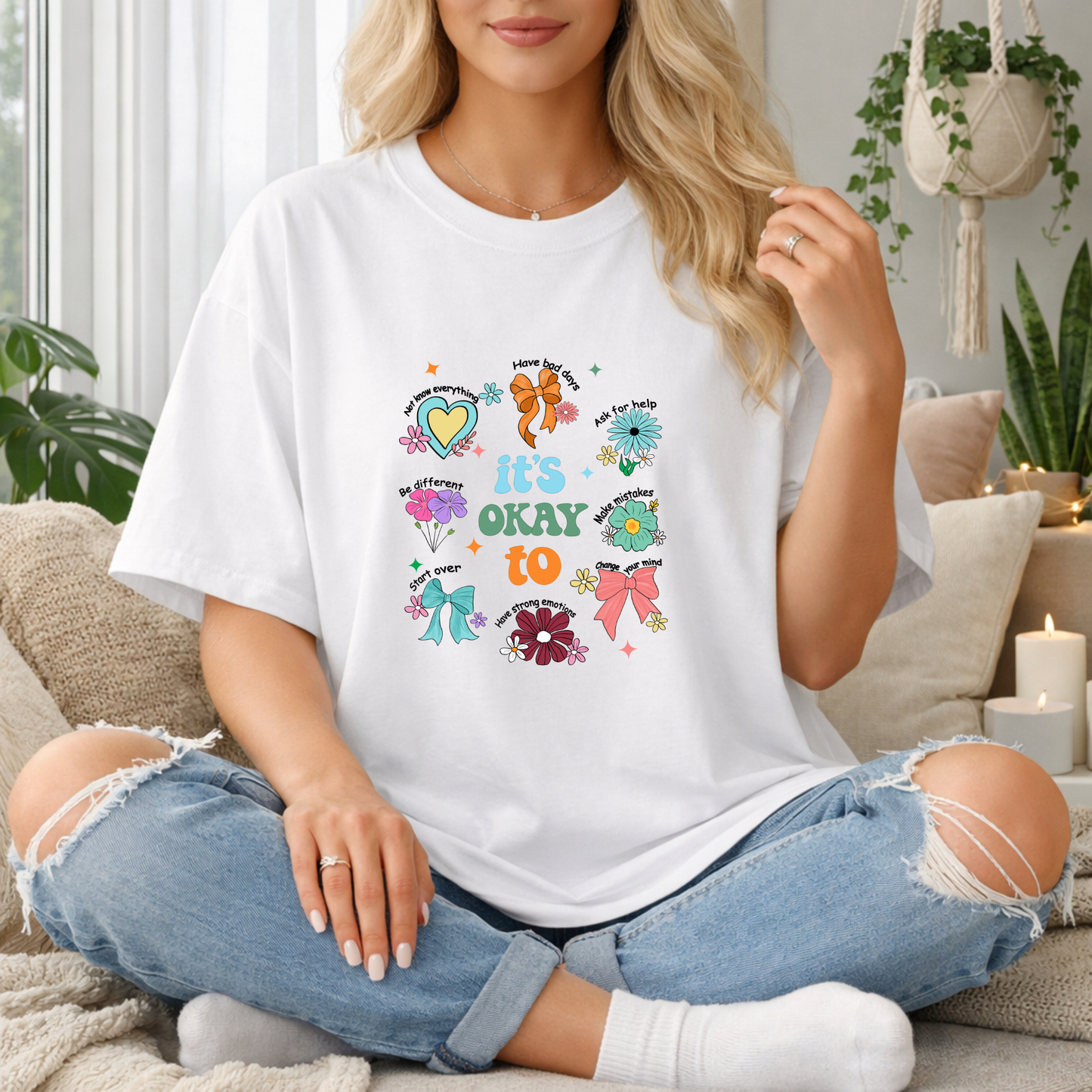 It’s Okay To Premium Graphic T Shirt