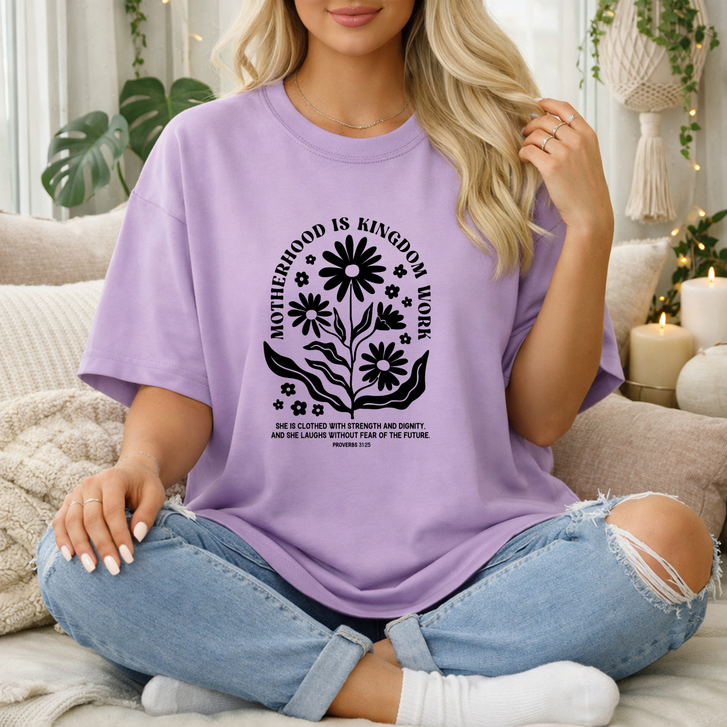 Motherhood Is Kingdom Work Premium T-shirt