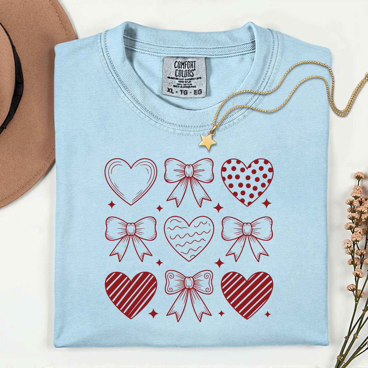 Heart and Bow Premium T Shirt