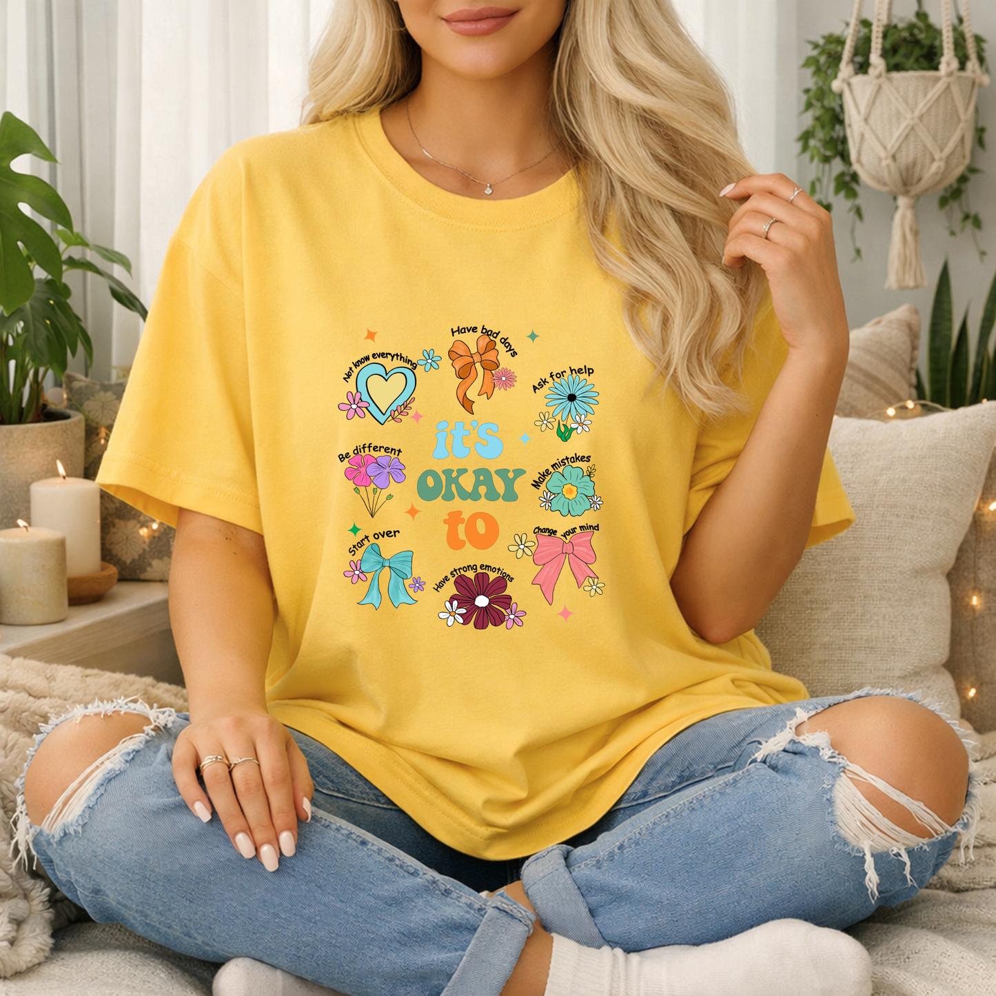 It’s Okay To Premium Graphic T Shirt