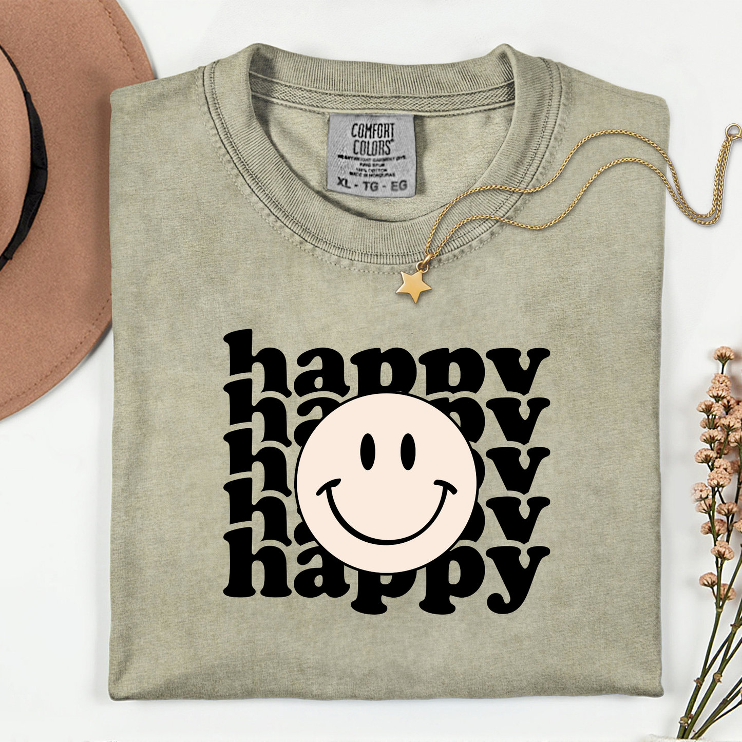 Happy Smiley Premium T Shirt