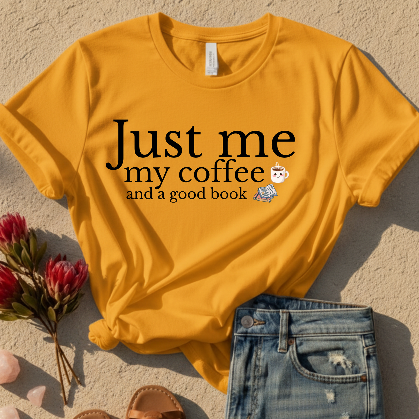 Just Me My Coffee And a Good Book T-Shirt