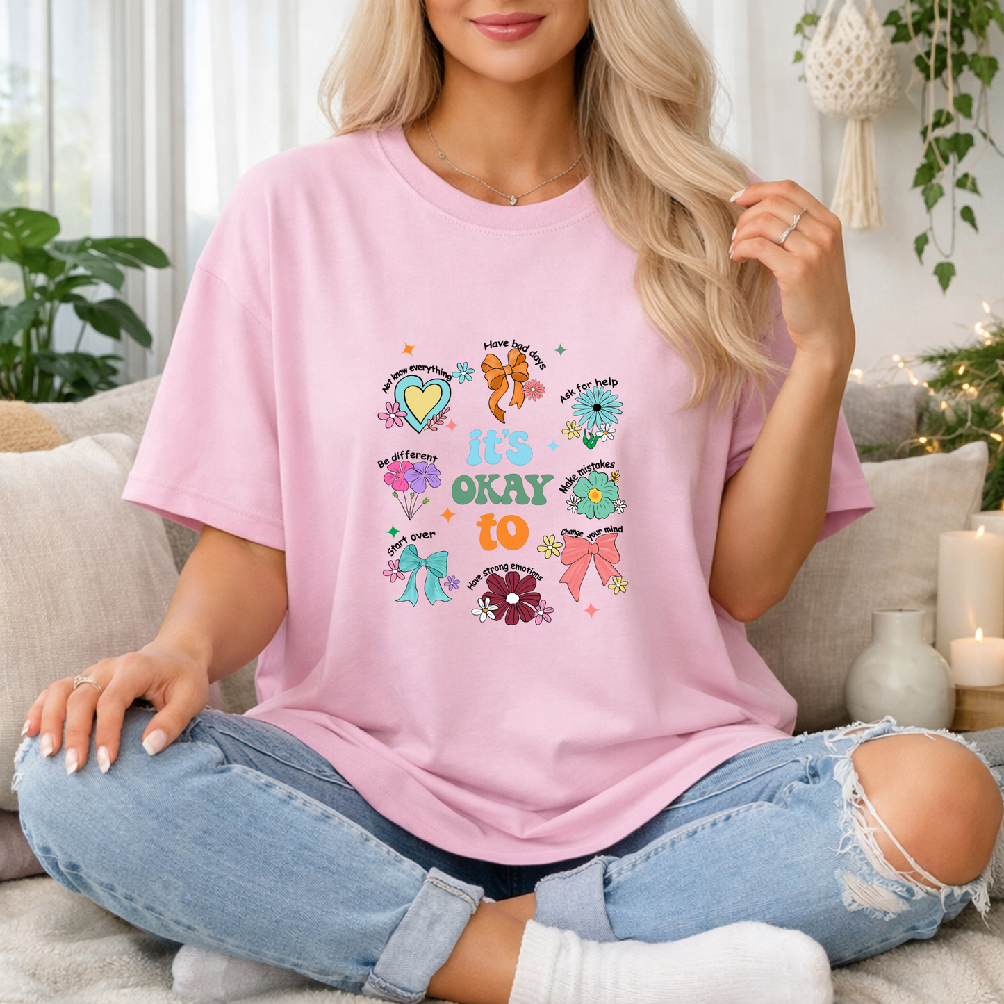 It’s Okay To Premium Graphic T Shirt