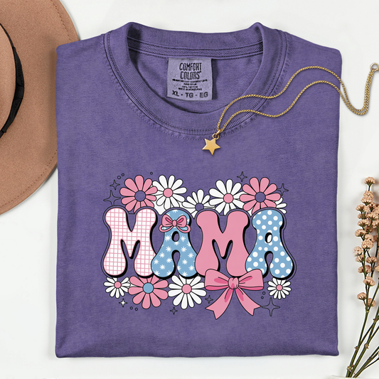 Mama Floral Premium T Shirt