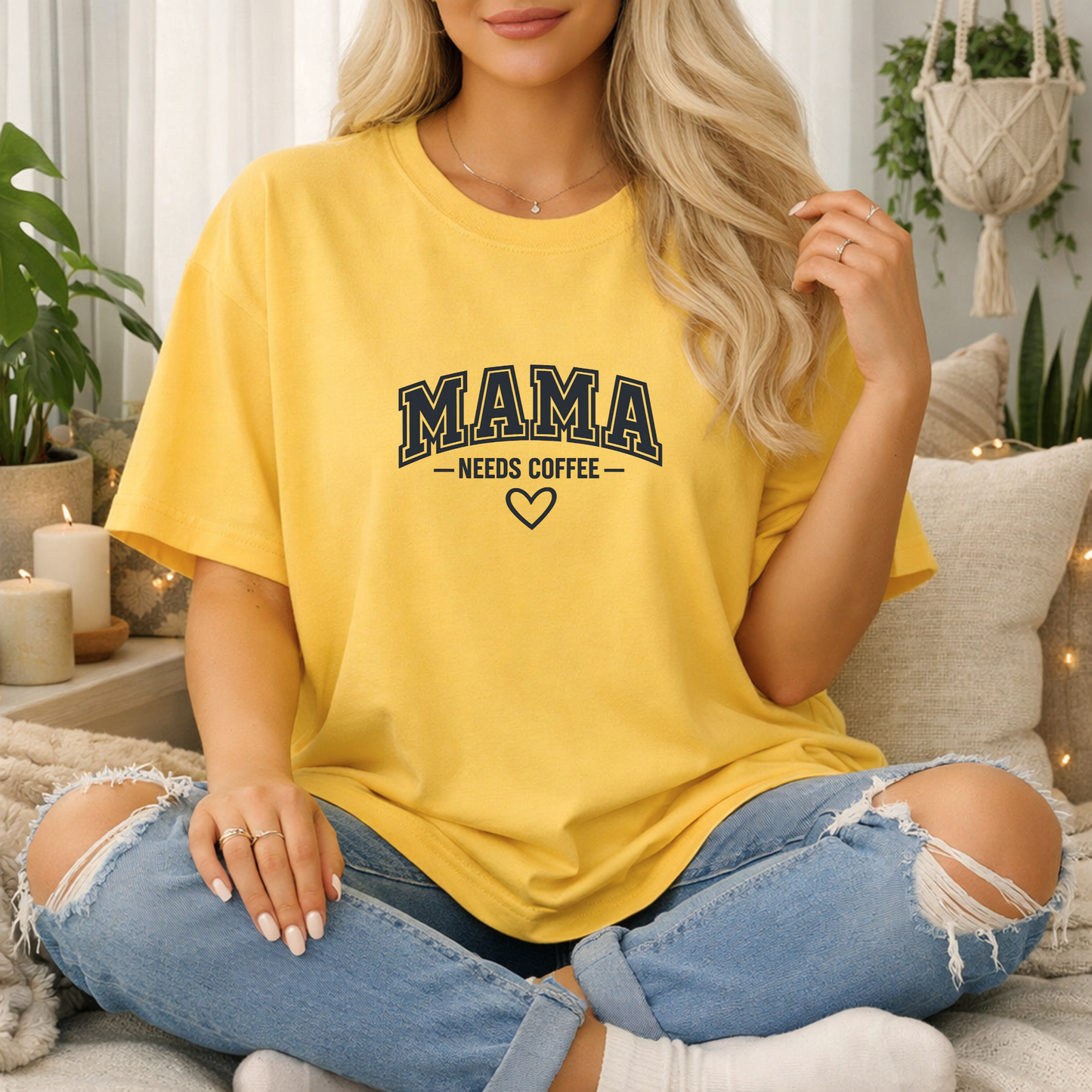 Mama Needs Coffee Premium T Shirt