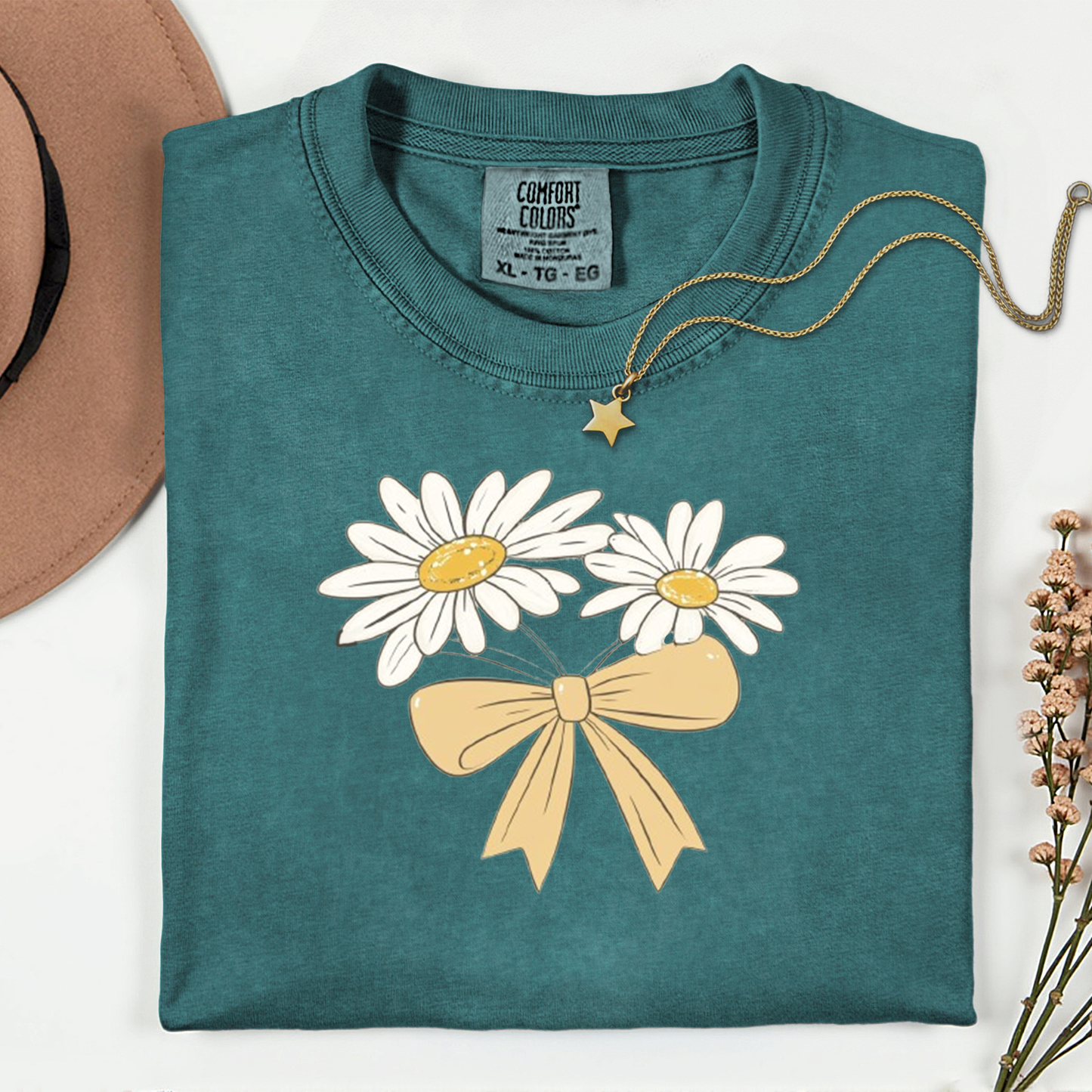 Daisy Bow Premium T Shirt
