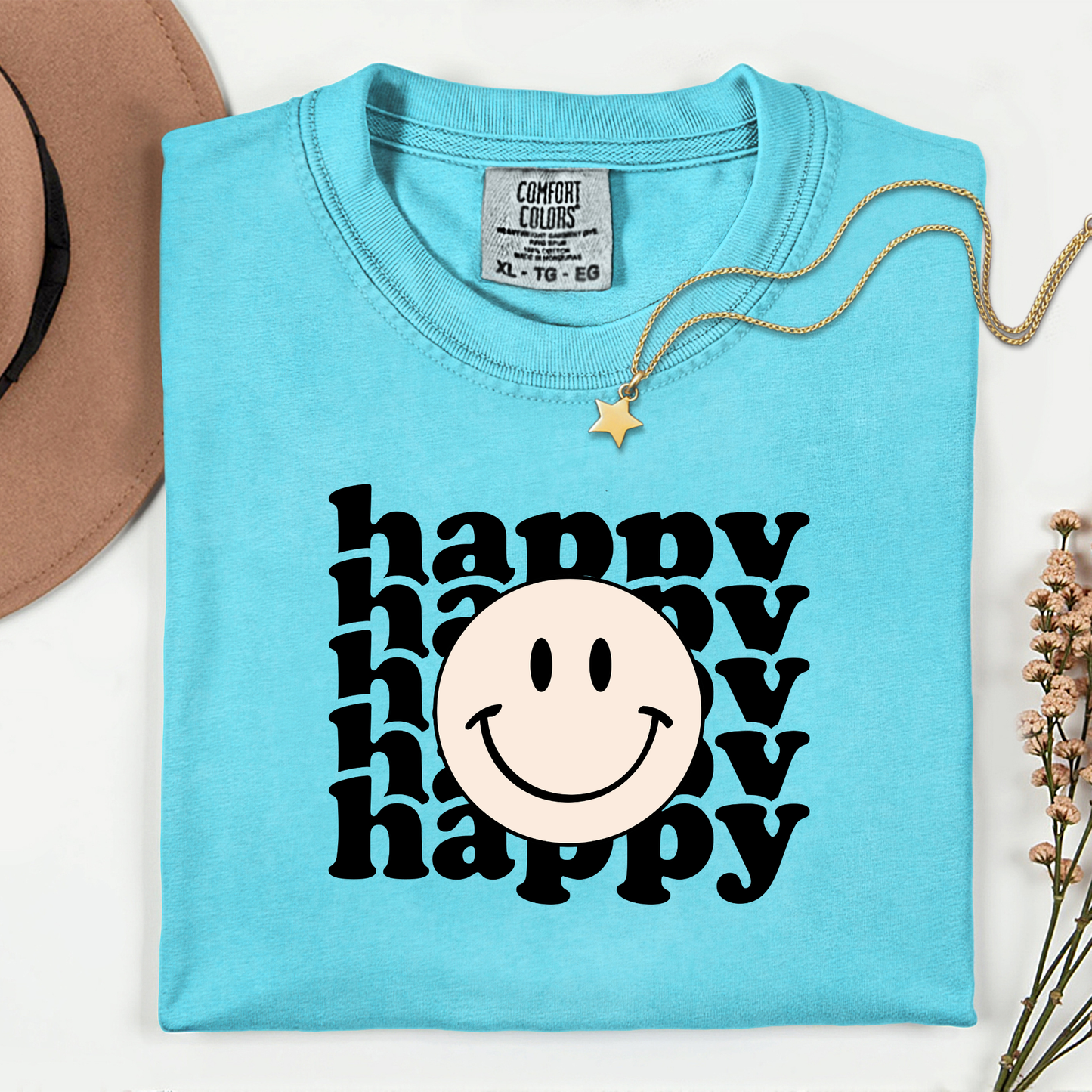 Happy Smiley Premium T Shirt