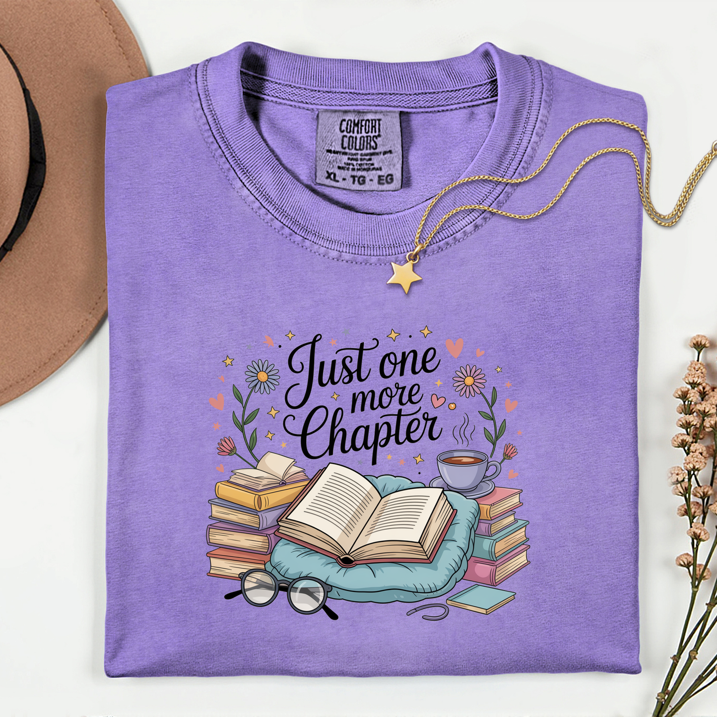 Just One More Chapter Premium T Shirt